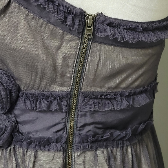 Anthropologie Moulinette Soeurs Rosette Tulle Dress Size 4 - Picture 4 of 16
